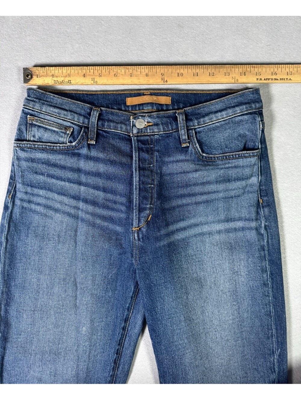 Joe's Jeans The Honor High Rise Vintage Straight Crop Kehlan Distressed Size 28 - Picture 3 of 9